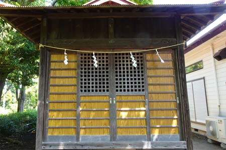 横浜市泉区・中屋敷天満宮の簡素な拝殿