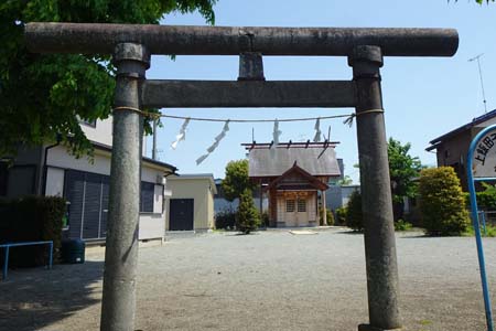横浜市泉区・柳明神社の石鳥居
