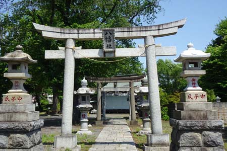 横浜市瀬谷区・若宮八幡宮の石鳥居