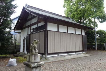町田市・熊野神社の神楽殿か