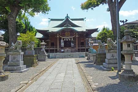 町田市・町田天満宮の拝殿