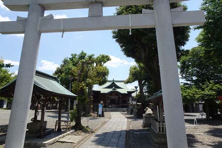 町田市・町田天満宮の拝殿