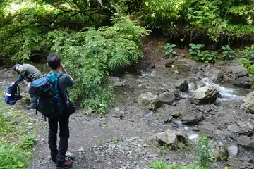 日影沢の渡渉ヶ所