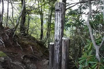 笠取山の山頂標識