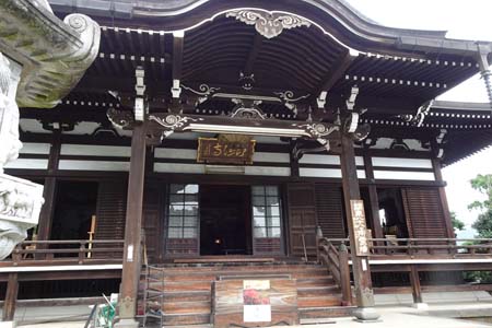 青梅市・即清寺の本堂