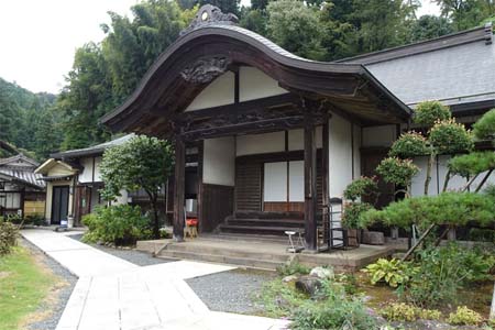 青梅市・即清寺の庫裏客殿