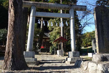小川町・三光神社の鳥居