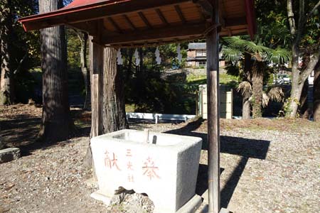 小川町・三光神社の御手水場
