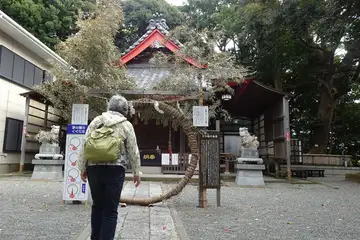 青木神社の拝殿