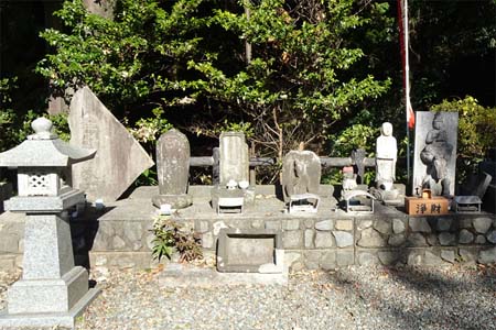 横浜市旭区・不動堂脇に石仏