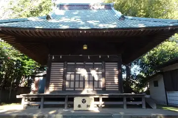 杉山神社の拝殿