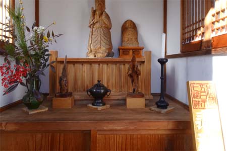 あきる野市・徳雲寺の寿老人