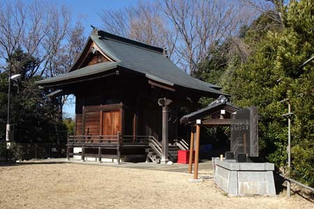 小野路・浅間神社の拝殿