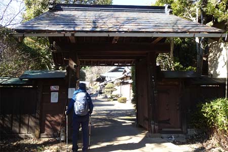 小野路・万松寺の山門