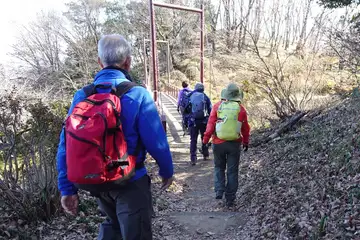 織姫公園のつり橋