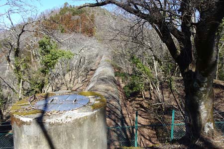 都留アルプス・水路橋・ピーヤ