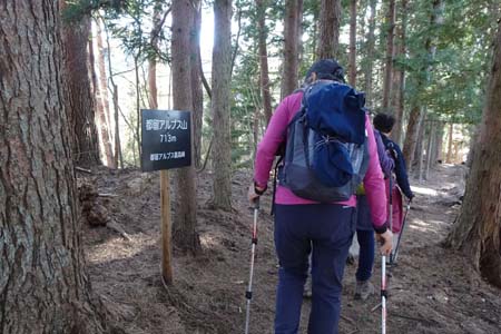 都留アルプス・都留アルプス山は最高点