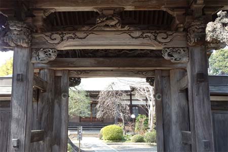 横浜市都筑区・最乗寺の山門