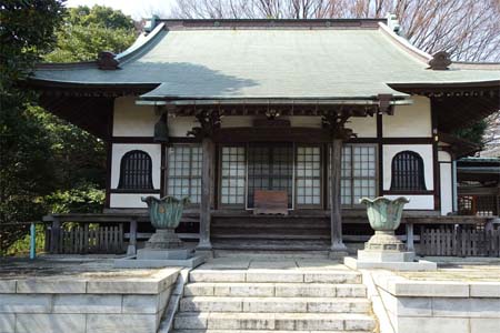 横浜市都筑区・寿福寺の本堂