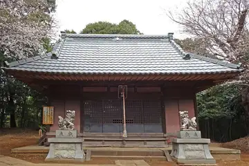 新吉田杉山神社の拝殿