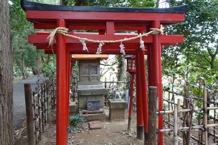 横浜市港北区・北新羽杉山神社の稲荷神社
