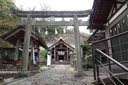 横浜市港北区・新羽杉山神社の境内
