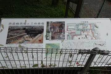 小田原古城の西曲輪西堀と三味線堀
