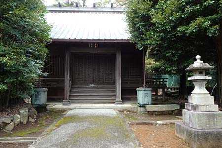 小田原市・大久保神社の拝殿