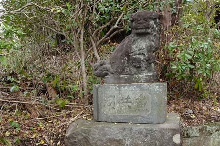 小田原市・大久保神社の駒犬