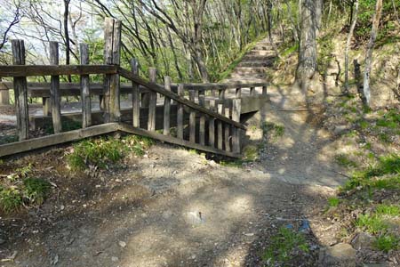 太田市・新田金山城址の西矢倉台西堀切