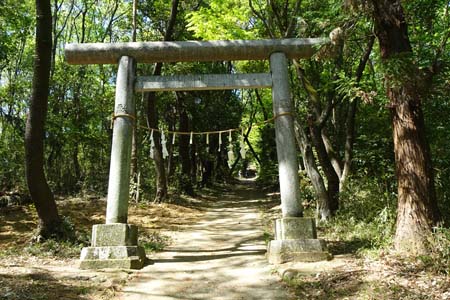 小川町・四津山神社の石鳥居