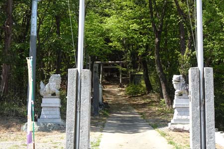 小川町・四津山神社の参道