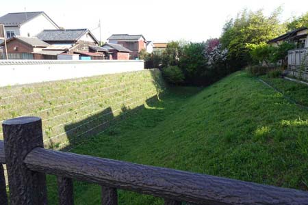 川越市・復元された川越城中ノ門堀