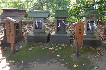 川越市・川越氷川神社の水上神社と厳島神社
