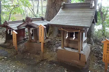 川越市・川越氷川神社の加太粟島神社と日吉神社