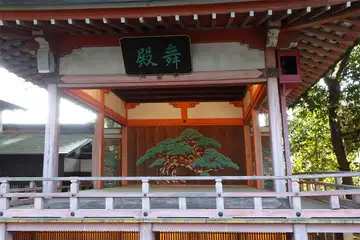 川越市・川越氷川神社の舞殿