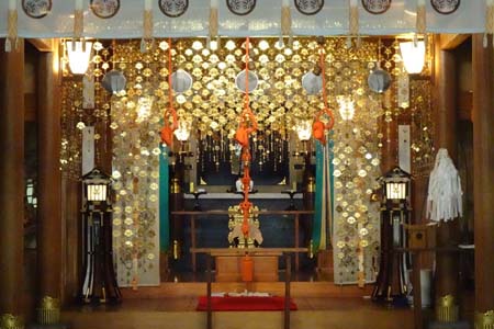 東京都港区・愛宕神社の拝殿
