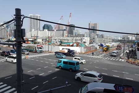 東京都港区・工事が進む高輪ゲートウェイ駅周辺