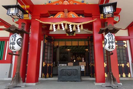 東京都品川区・品川神社の拝殿