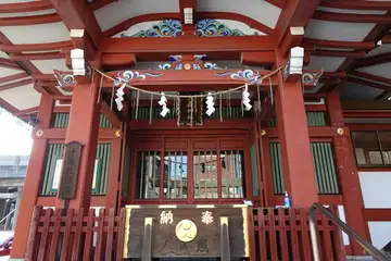 東京都大田区・大森神社の拝殿