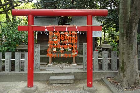 川崎市川崎区・稲毛神社の第六天明神と堀田稲荷大明神