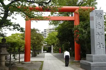 稲毛神社の鳥居