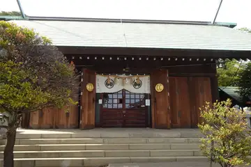 生麦杉山神社の拝殿