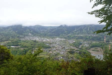 西山峠から南高尾山稜・津久井湖展望地