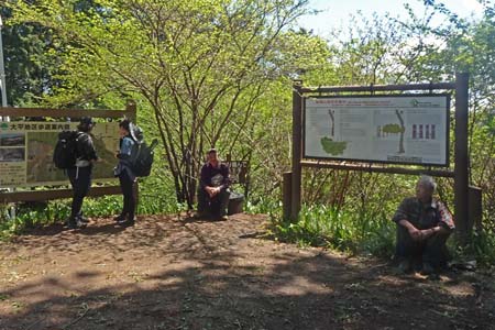 西山峠から南高尾山稜・五差路