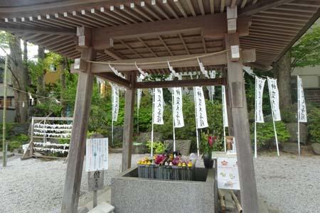 秩父市・秩父今宮神社の御手水場