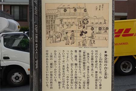 横浜市神奈川区・神奈川宿の案内板