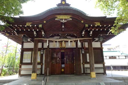 横浜市保土ヶ谷区・橘樹神社の拝殿