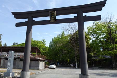 秩父市・吉田椋神社の鳥居