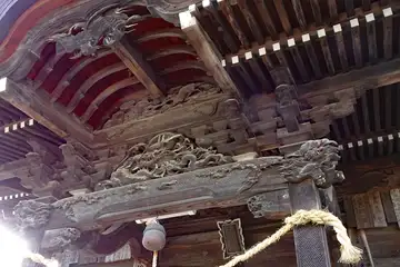 中蒔田椋神社の拝殿